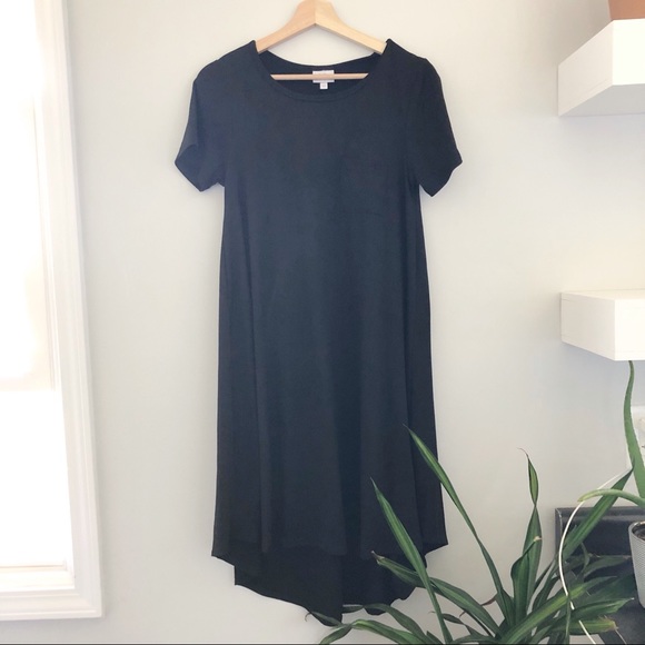 lularoe | UNICORN all black carly dress - Picture 2 of 3